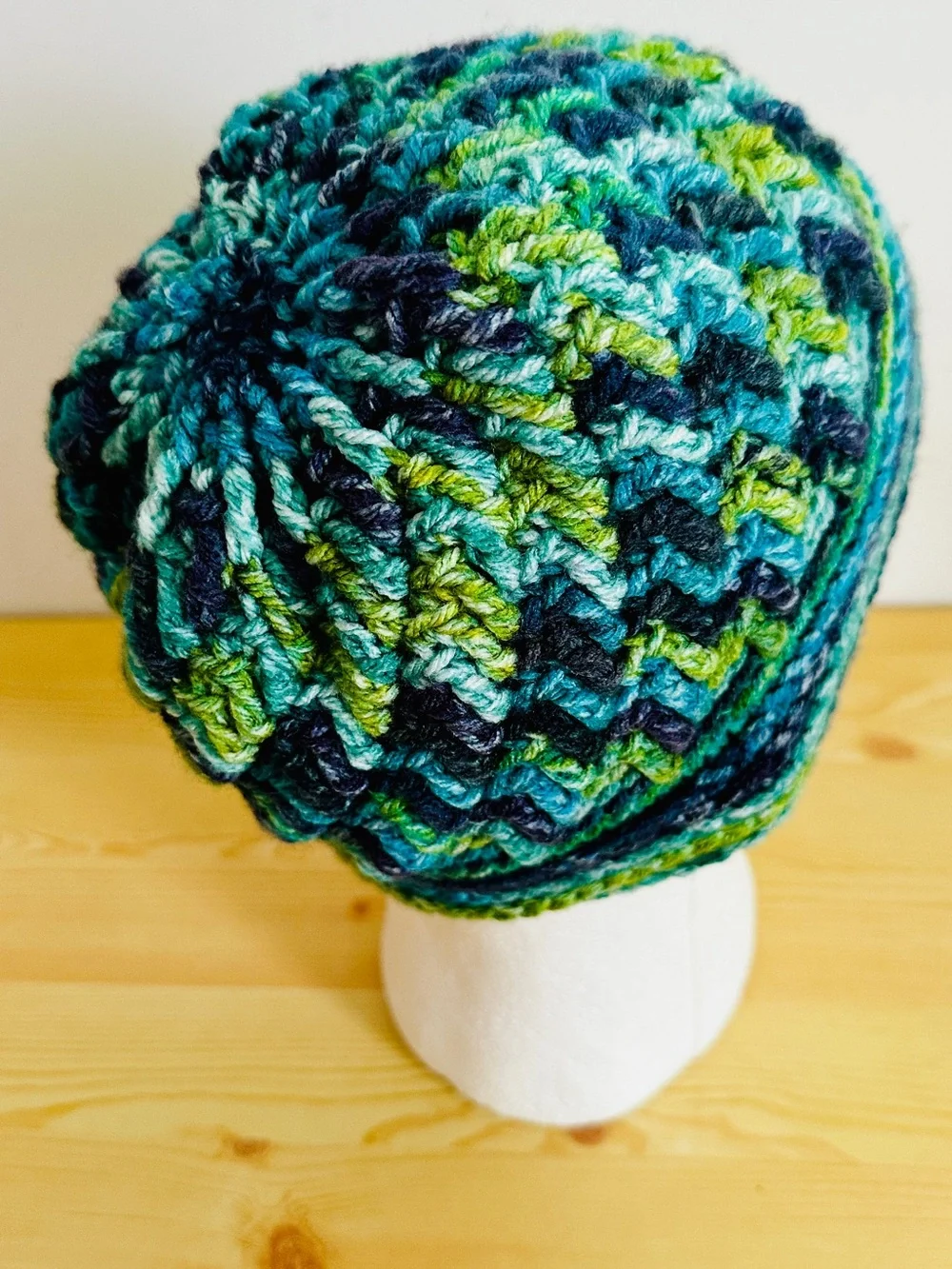 Adult Crochet Hat and Navy Knit Hat